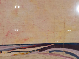 Zijde collage, Maya Wildevuur, Compositie, 1987